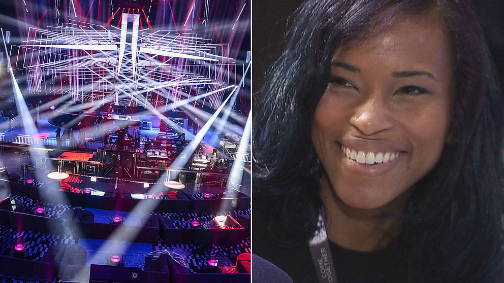 Alesia Lucas har kommit från USA för att bevaka Eurovision: ”Mina vänner undrar vad jag håller på med”.