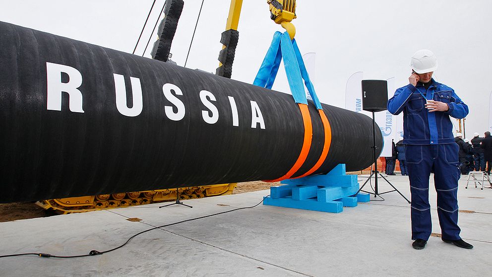 Arkivbild. Byggandet av naturgasledningen Nord Stream påbörjades i April, 2009.