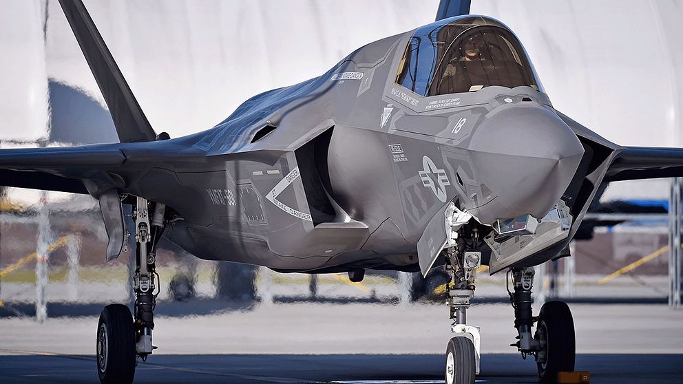 Danmark  köper amerikanska F-35 stridsflygplan. Arkivbild.