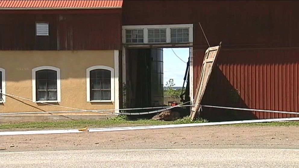 Lada med polisavspärrningar