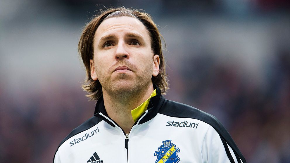 AIK:s lagkapten Nils-Eric Johansson