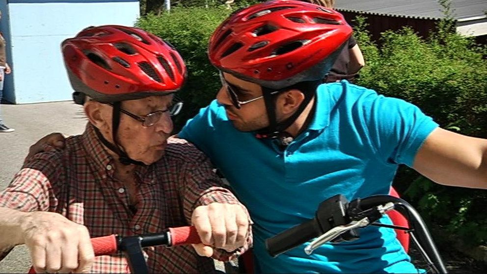 Cykelturer hjälper de boende till bättre hälsa