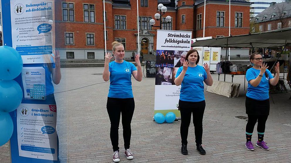 Teckenspråkets dag firas i Umeå