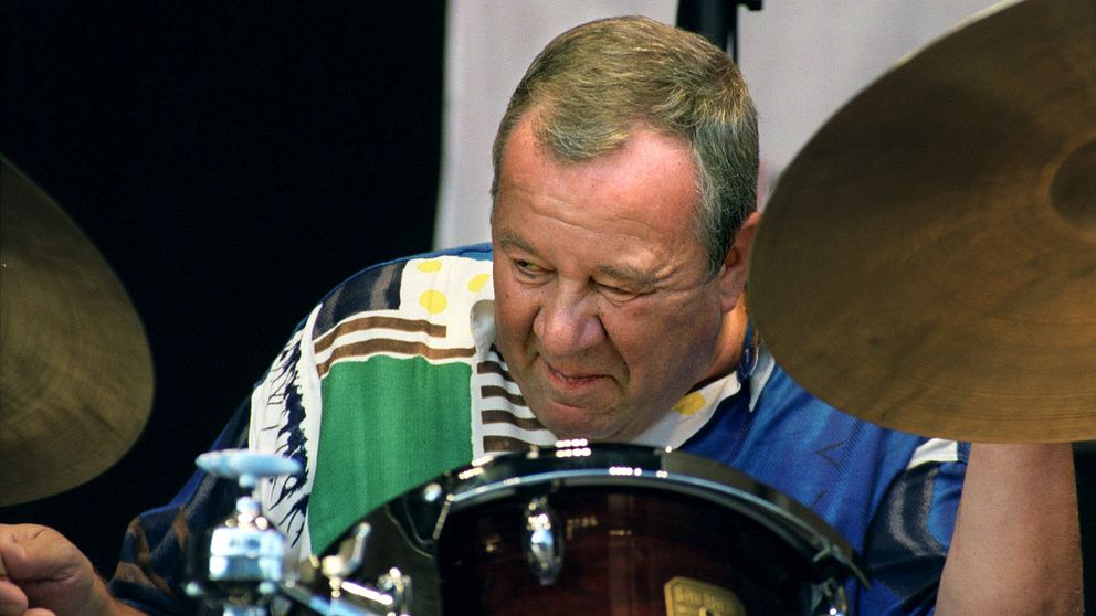 Jazztrummisen Fredrik Norén på Stockholm Jazz Festival 2001.
