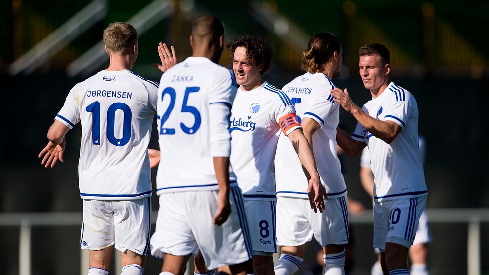 FC Köpenhamn jublar.