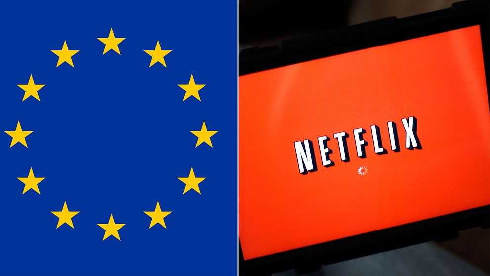 Netflix och EU-kommisionen.