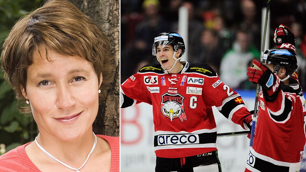 Susanne Pettersson, idrottspsykoloh och mental rådgivare åt Malmö Redhawks.