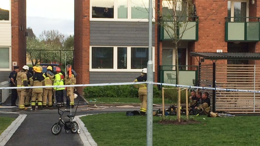 Brand i Varberga