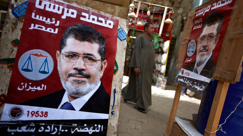 Valaffischer i Kairo inför presidentvalet.