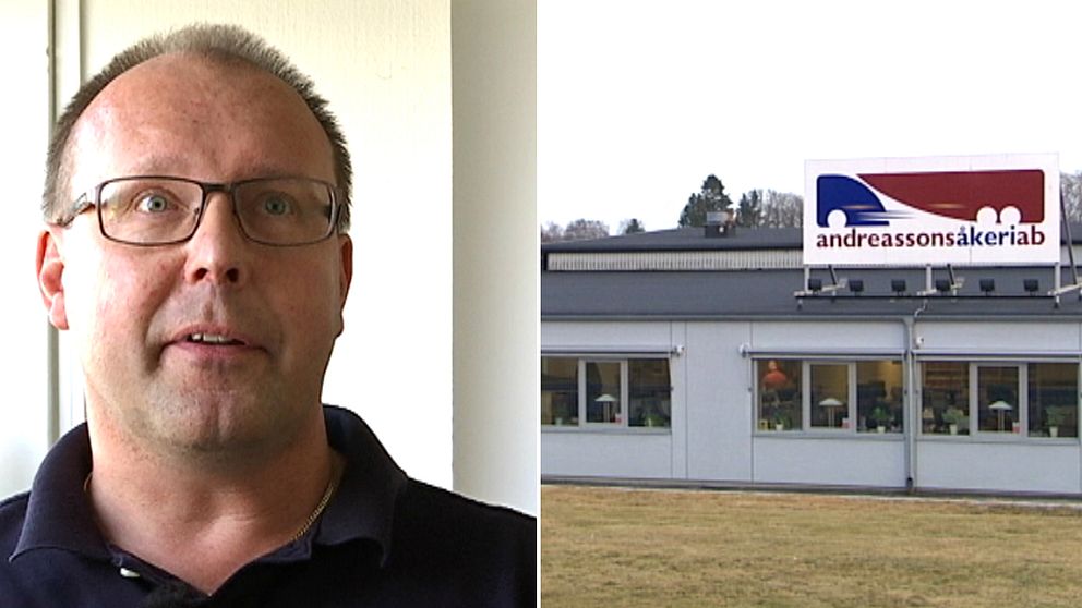 Lars Runesson är regionchef på Sveriges åkeriföretag i Halland.