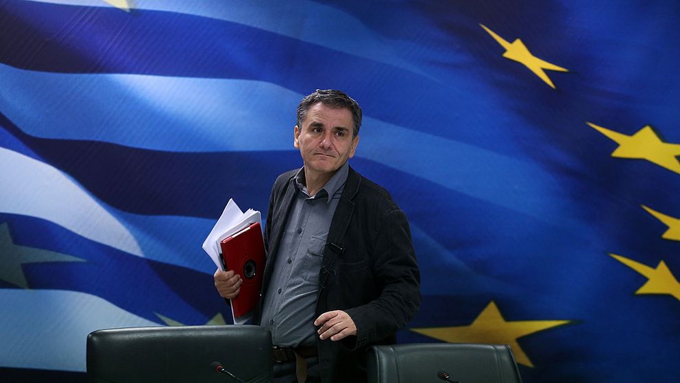 Euklidis Tsakalotos, Greklands finansminister.