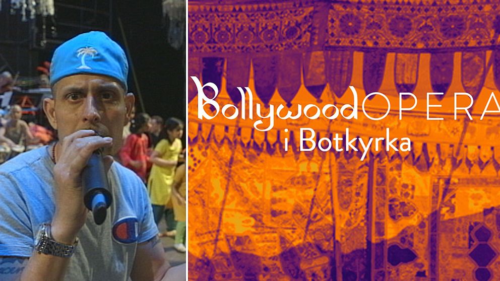 Dogge Doggelito med i föreställning Bollywoodopera.