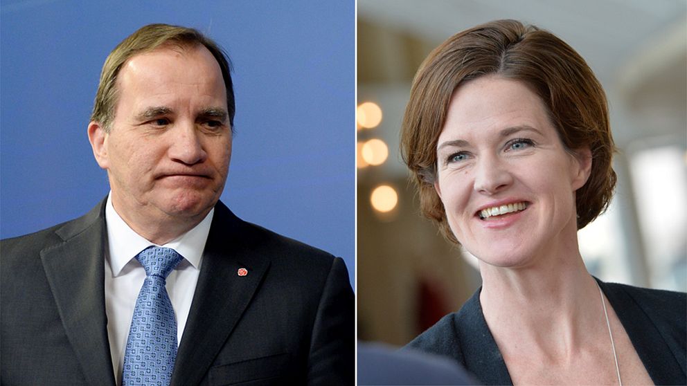 Stefan Löfven och Anna Kinberg Batra