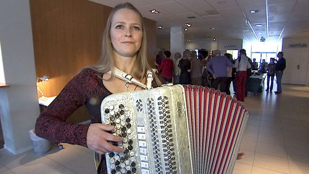 Åsa Arvidsson på dragspelsfestivalen i Haninge