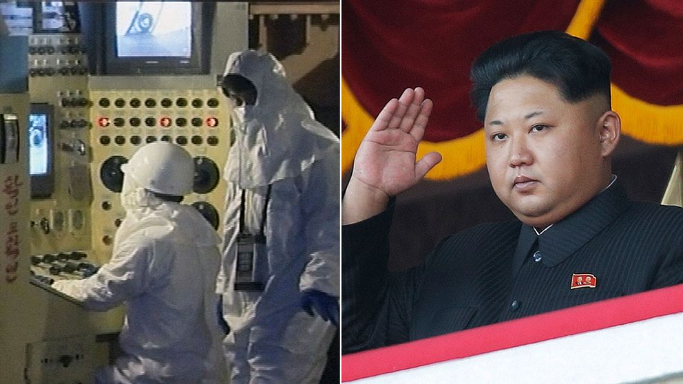En bild från anläggningen i Yongbyon, tagen 2008. Kim Jong-un och Nordkorea uppges nu tillverka plutonium igen.