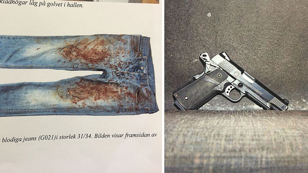 Bilder från polisens förundersökning