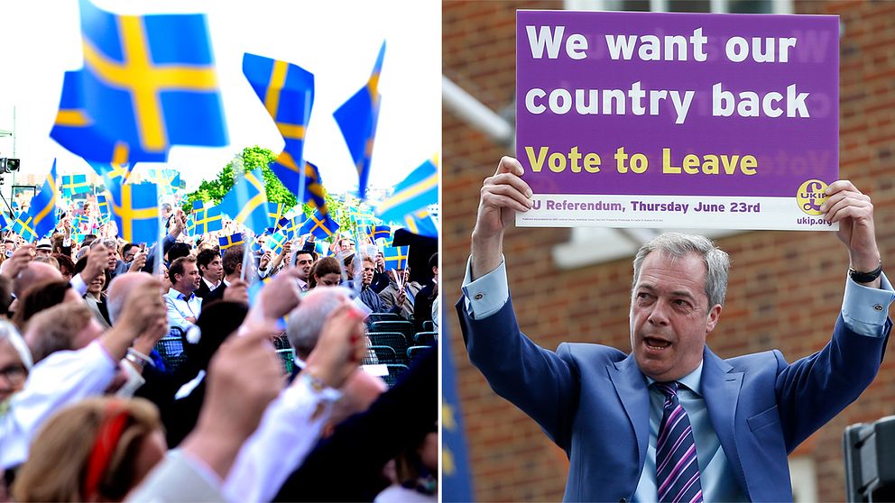 Sverige, Brexit, Nigel Farage