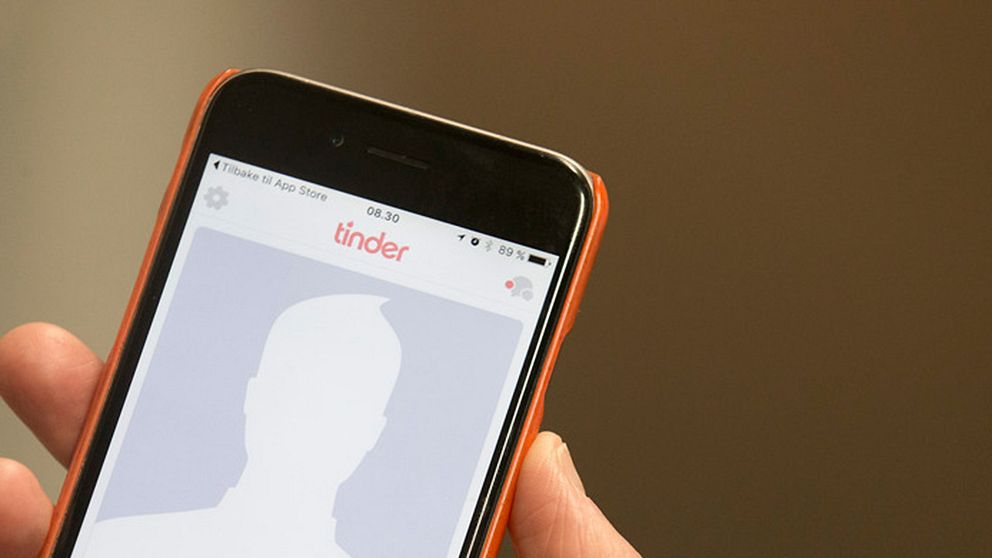 Telefon med Tinder