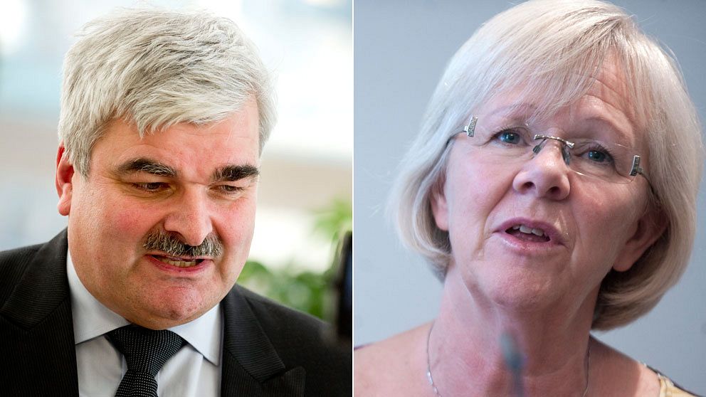 Håkan Juholt och Wanja Lundby-Wedin