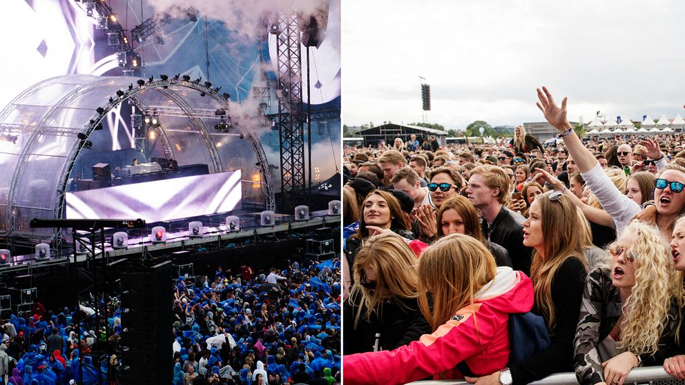 Summerburst i Stockholm på Gärdet.