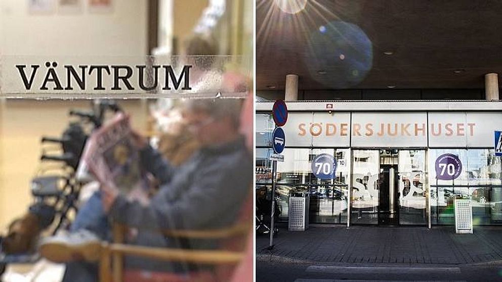 Väntrum på sjukhus.