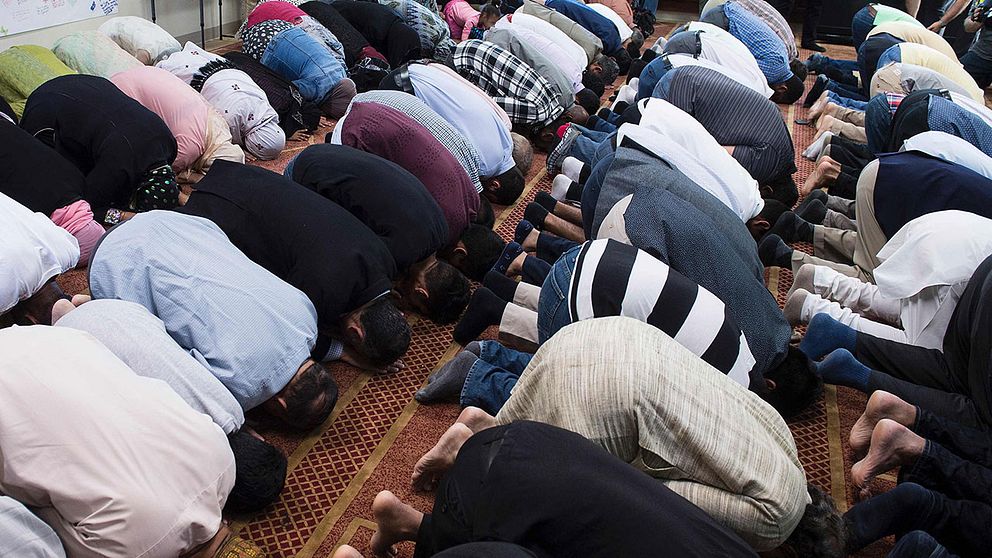 USA-muslimer i bön i samband med Muhammed Alis död