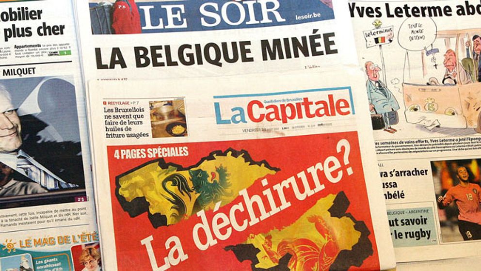 Ett exempel av Le Soir från 2007