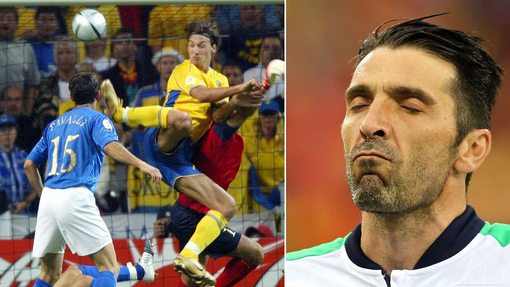Buffon minns fortfarande Zlatans klack.