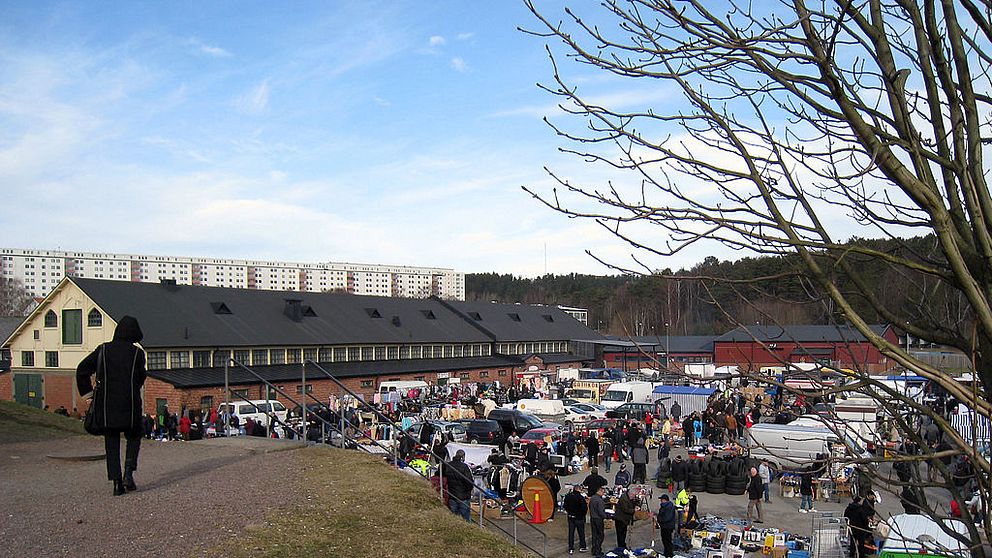 Kvibergs marknad i Göteborg.