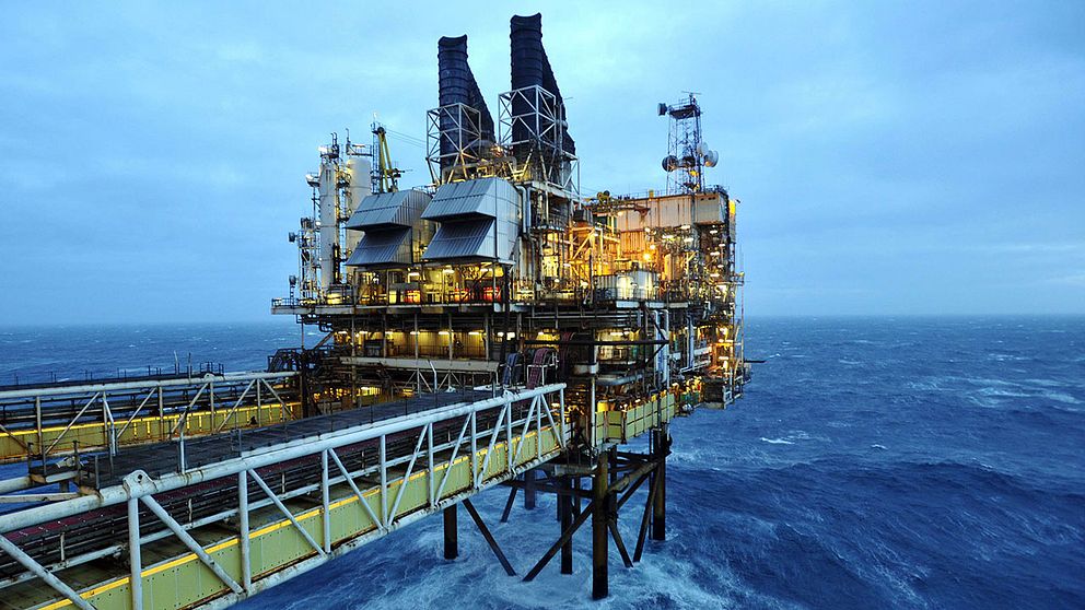 Oljeplattform i Nordsjön