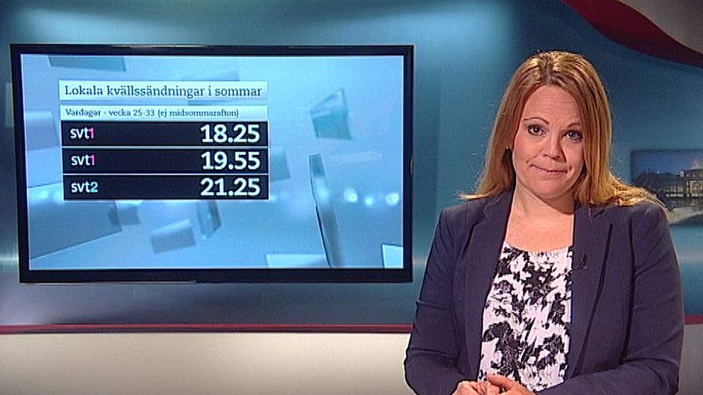 Sommartider på SVT Öst | SVT Nyheter