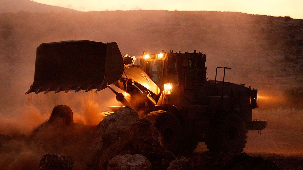Israelisk bulldozer.