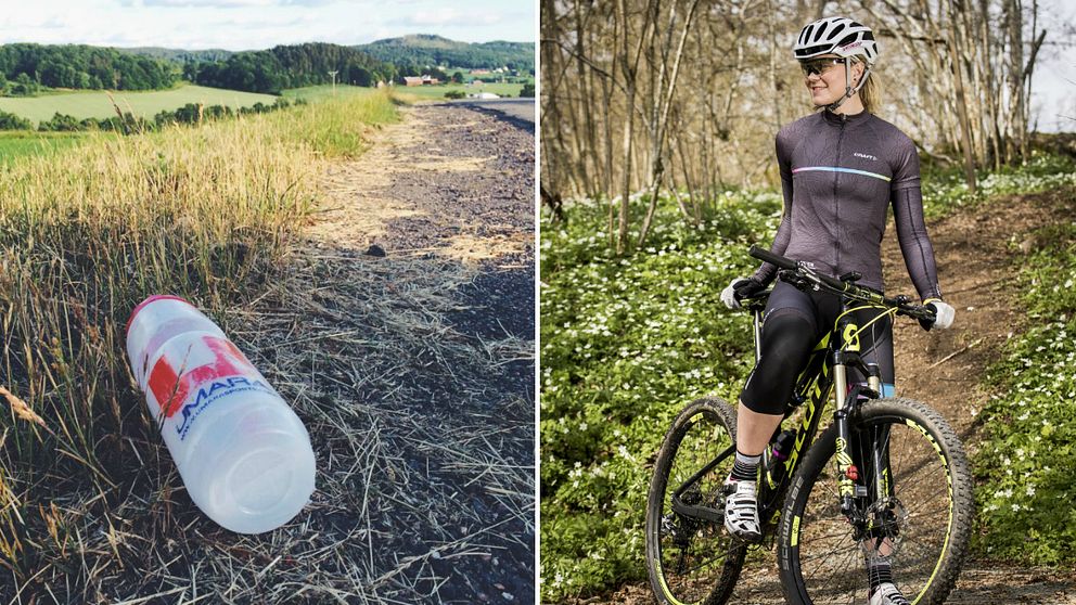 Cykelfantasten Elna Dahlstrand bestämde sig för att ta upp nedskräpningen i sin blogg.