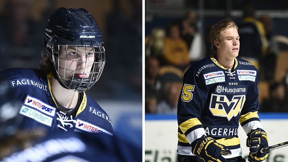 Jacob Moverare och Jacob Cederholm är båda i Buffalo för NHL-draften