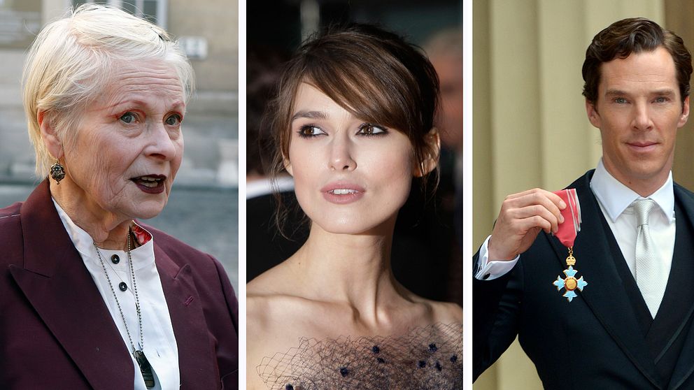 Vivienne Westwood, Kiera Knightley och ​Benedict Cumberbatch vill stanna i EU.