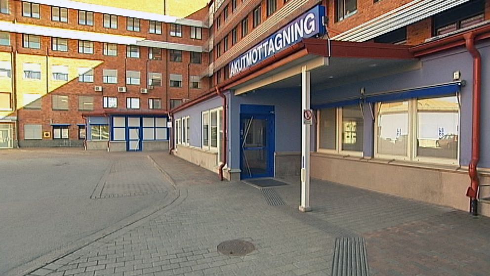 Entrén till akutmottagningen på Centralsjukhuset i Karlstad