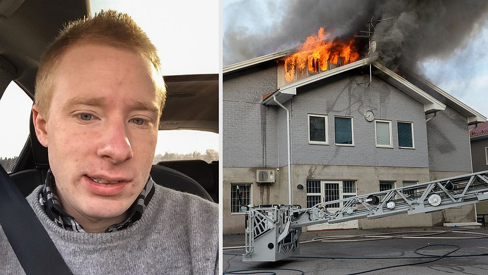 Carl Carlert och brand av islamiska skolan i växjö