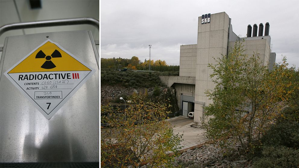 Svensk Kärnbränslehantering AB:s anläggning SFR (slutförvaring för radioaktivt driftavfall) i Forsmark där låg och medelaktivt radioaktivt avfall förvaras nere i urberget.