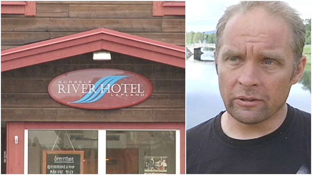 Per-Åke Gustavsson, arrendatorn av Sorsele River hotell.