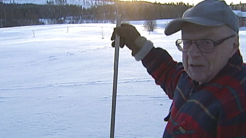 En av de platser i landet som hade gott om snö i december var Sänningstjärn i nordligaste Hälsingland. Den 28 december kunde Edgar Lycksell konstatera att snödjupet var 75 cm.