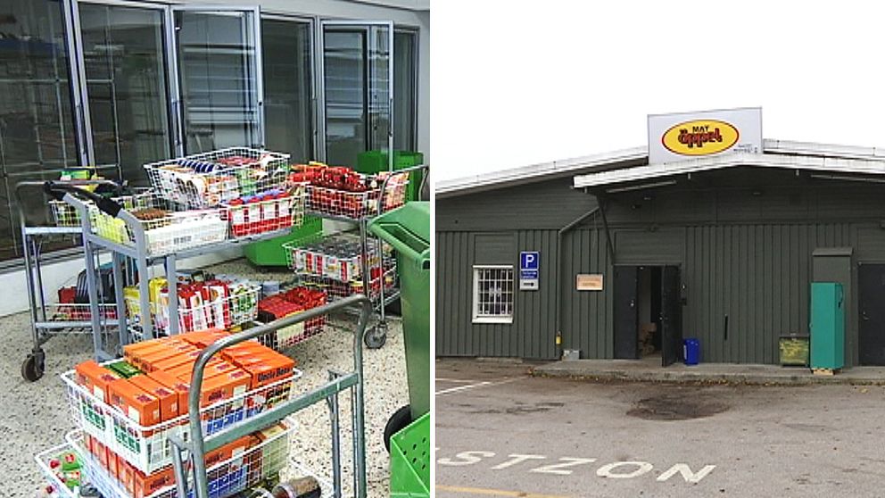 Matkorgar och matmissionen i Rågsved.