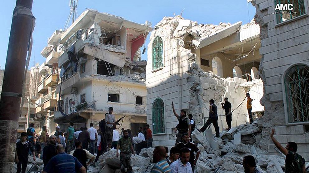 Syriska rebeller i Aleppo. OBS! Personerna på bilden har inte nödvändigtvis med händelserna i artikeln att göra.