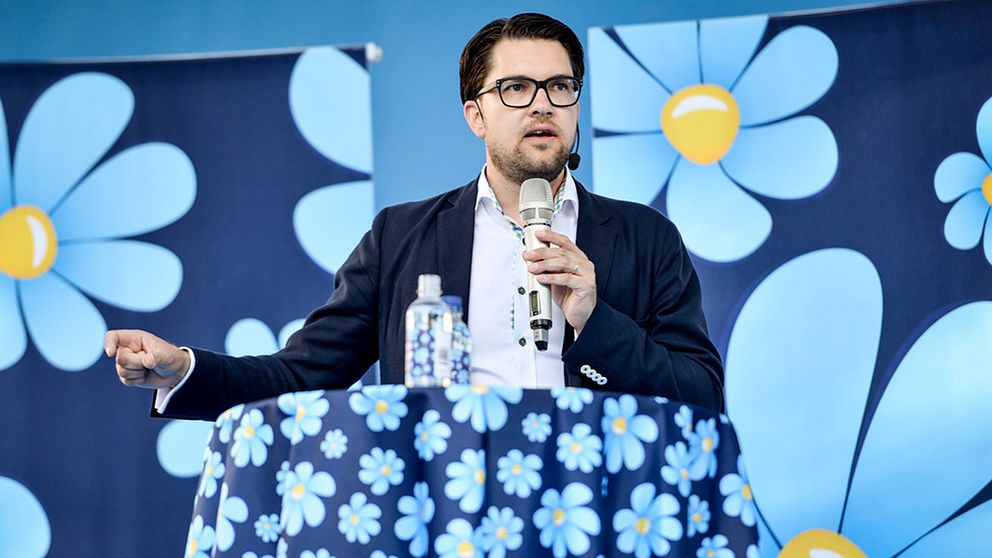 SD-ledaren Jimmie Åkesson.