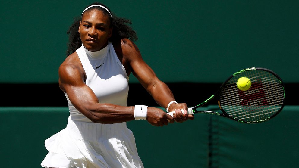 Serena Williams tangerade Steffi Grafs rekord på 22 grand slam-titlar.