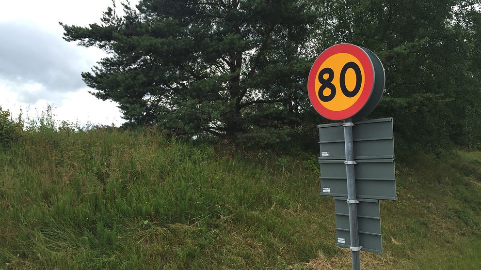 Delar av riksväg 53 föreslås få sänkt hastighet från 90 till 80 på vissa sträckor