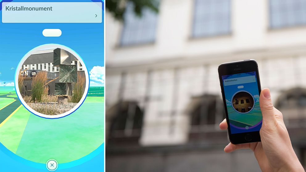 Bilder på offentlig konst dyker upp i spelet Pokémon Go något som bekymrar föreningen Bildupphovsrätt.