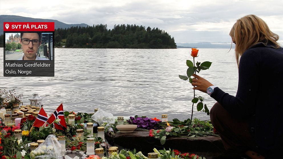 SVT Nyheter är på plats och bevakar femårsdagen av terrordåden i Norge