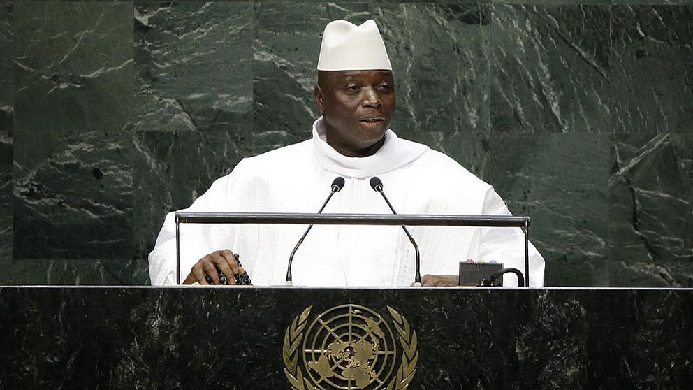 Gambias president Al Hadji Yahya Jammeh.