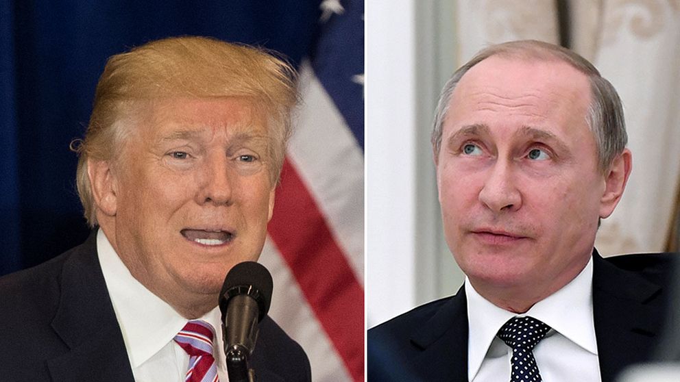 Donald Trump och Vladimir Putin