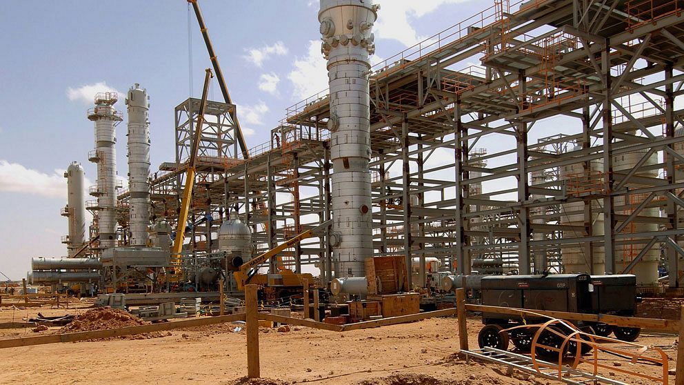 Statoils anläggning In Amenas i Algeriet. Foto: Scanpix